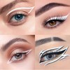 Music Flower Liquid Eyeliner, Waterproof and Smudge-proof Liquid Eyeliner Pen,