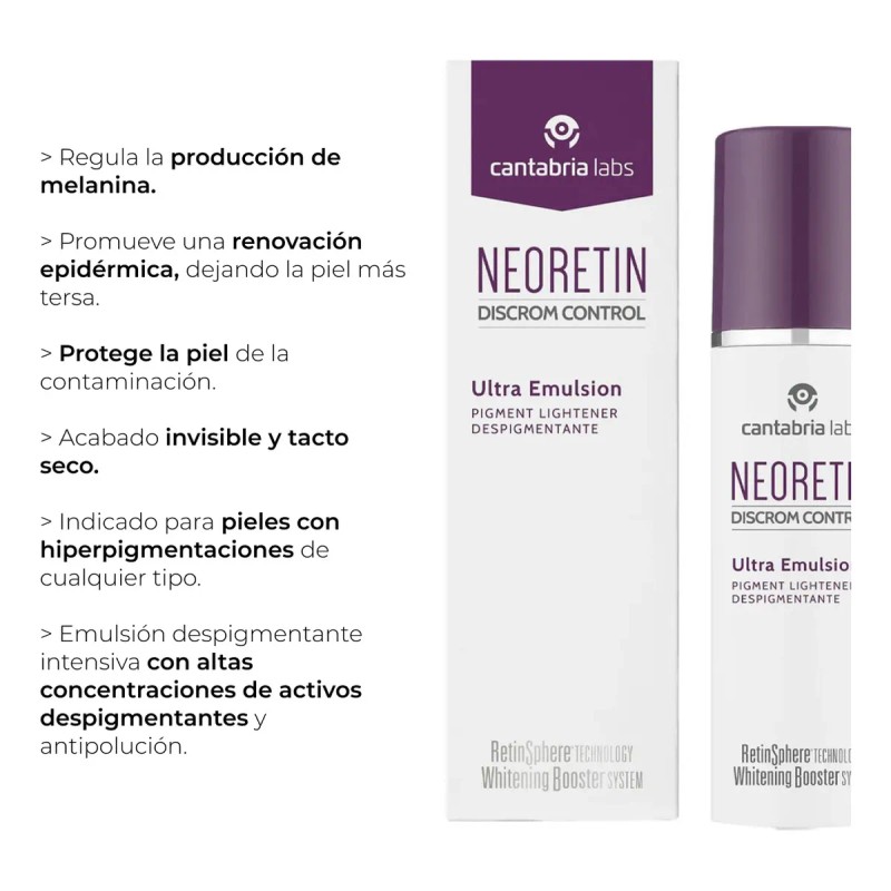 Emulsión Despigmentante Neoretin DC Ultra Retinol 30ml Rostro