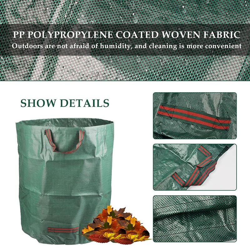 OctBird 2 Pcs Leaf Picker & 300L Large Garden Waste