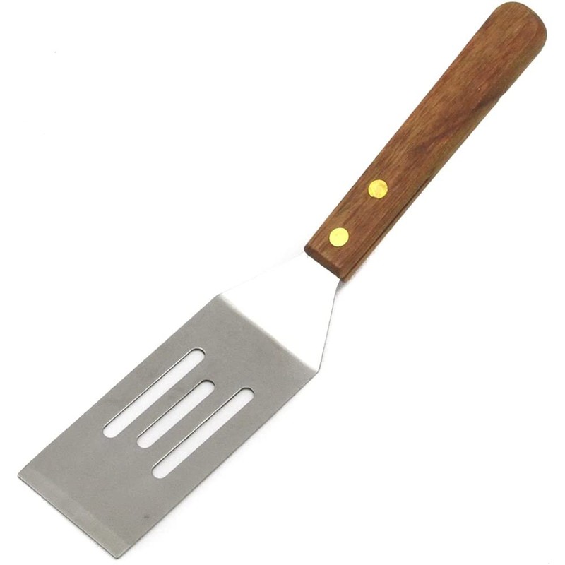 Chef Craft Stainless Steel 8-Inch Long Mini Slotted Blade Turner