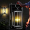 Yolsunes 24" Extra Large Dusk to Dawn Outdoor Wall Light,