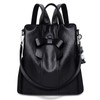 HUA ANGEL Small Anti-Theft Women's Backpack Bag Backpack 2-in-1 Women's