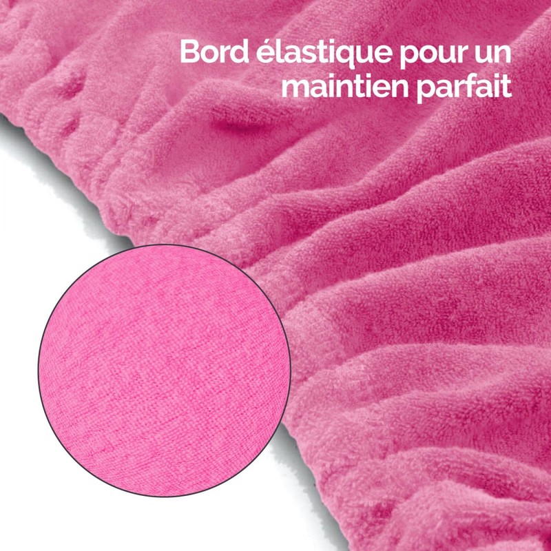 Vivezen® Round Terry Cloth Stool Cover - 10 Colours -