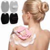 Cepillo de Silicona para Cuerpo 4 Pcs, Cepillo Corporal para