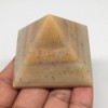 WatanGems 131.2g,2.1"x1.7" Natural Yellow Aventurine Pyramid Gemstone Crystal from India,MF3526