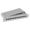 BIGtec 12 Port CAT6a Patch Panel Distribution Panel 500 MHz