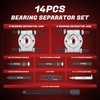KOOPOOL Bearing Puller and Splitter Kit, Separator and Puller Set,