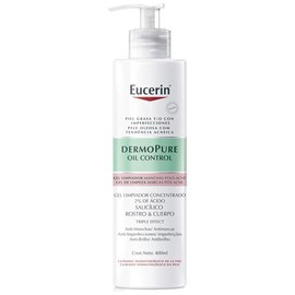 Eucerin DermoPure Gel de Limpieza Concentrado 400ml Gel Facial con cido Saliclico para Rostro y Cuerpo, Anti-Manchas, Anti-Imperfecciones, Anti...    