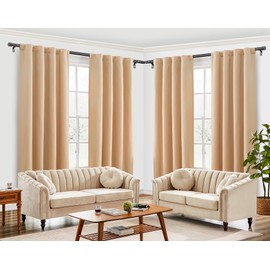 Splicing Corner Window Curtain Rods 48 to 84 Inch, HOTOZON 7/8 Inch Heavy Duty Single Rod for Windows, Black, End Cap Finials