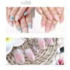 WOKOTO 3Pcs Nail Gradient Sponges Brush Pens Kit With Double