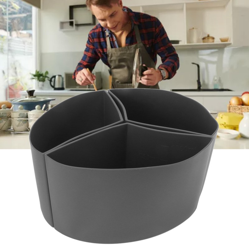 3 in 1 Silicone Slow Cooker Divider Liner Reusable Leakproof