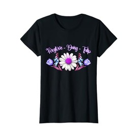 Foxglove Daisy Tulip Botanical Flower – Vintage Floral Art T-Shirt