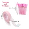 200 Microbrush100 Parches Hidrogel100 Cepillos100 Anillo