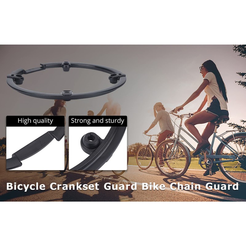 Chain Guard Protector, Cycling Chainring Sprockets Cranksets Guard Protector Black