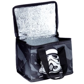 Puckator Cool Lunch Bag Black The Original Stormtrooper Design Out of Rec. Plastic Bottles - Insulated Lunch Bag for Women Men Children - Lunch Box Bag for Work & School - Beach Picnic Accessories