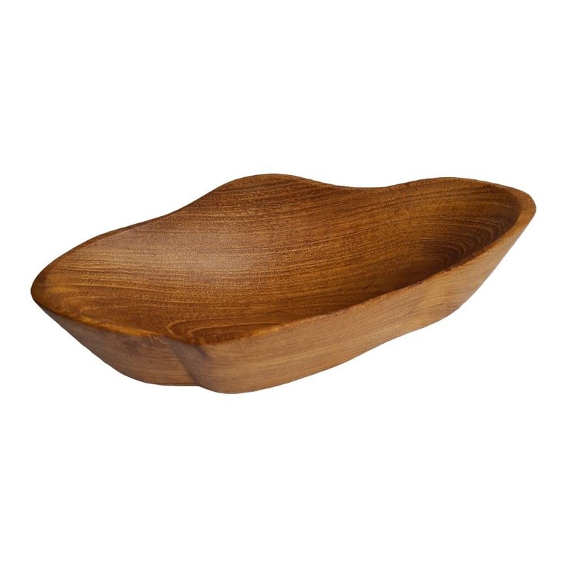 Windalf IROIZA Handmade Small Teak Wooden Bowl 18 cm Soap