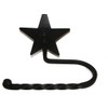 Hand Crafted & American Made! Wrought Iron Toilet Tissue Paper Bar Holder Star Large