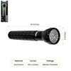 PerfPower Go Green GG-113-28BK LED High Intensity Flashlight, Black