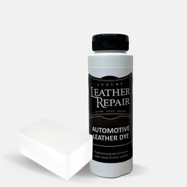 Luxury Leather Repair Automotive Leather Vinyl Repair Dye Color Restorer Compatible with GMC Interiors & Accessories – Easy DIY Leather Dye (Garnet Red, 16oz)