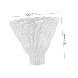 Vaguelly Coffee Dripper Glass Filter Reusable Coffee Funnel for Effortless Brewing Elegant Design for Home Office Suitable for All and