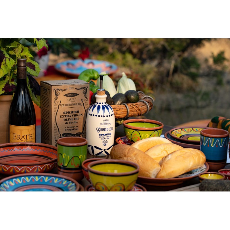 Cactus Canyon Ceramics Spanish Terracotta Small Serving Dish, Orange