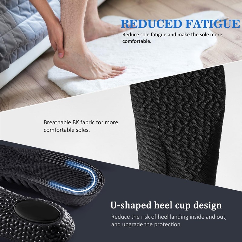 Insole, anti-fatigue insole, sports insole, strong upgrade, comprehensive shock absorption,