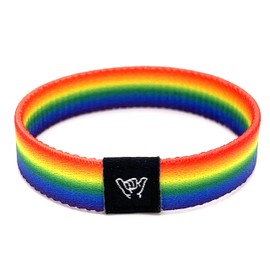 Hang Loose Bands - Coastal Surfer Bracelet - Peaks Pride | Medium: 7.5" length (for large wrists)