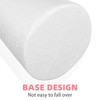 Cabilock 2PCS 30CM Christmas Foam Cone White Craft Foam Cone