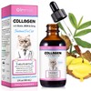 JSBNQRMZ Collagen Dietary Supplement For Cats,60ml Collagen And Msm Can