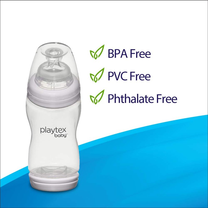 Playtex Baby Ventaire - Botella anticólico para bebé, Paquete de