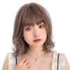 Bright Lara hf1933-MA-M Women's Bare Wig, Short Bob, Medical Wig,
