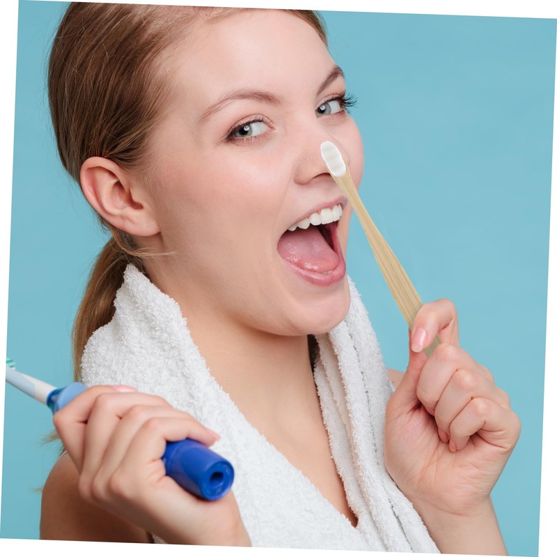 Baluue 5pcs Manual Toothbrushes for Adults with Soft Bristles Travel