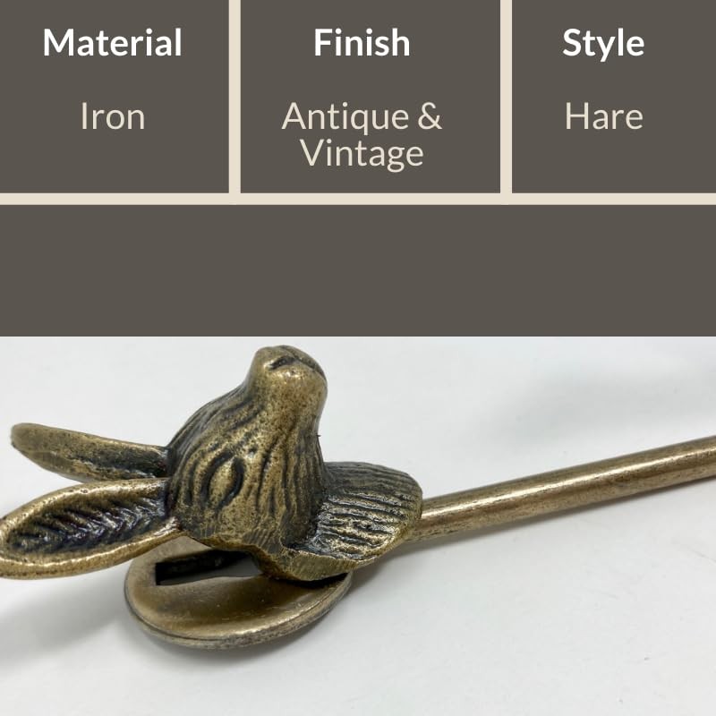 Knobs By Blossom Vintage Antique Brass Iron Wall Hooks Tie