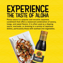 Aloha Shoyu - Ponzu Sauce - Balanced Citrus Flavor - Made in Hawaii - 12 oz. Bottle