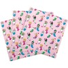 Stesha Party Pink Christmas Kitty Gift Wrapping Paper - Folded