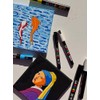 UNI Posca PC1M Extra Thin Tapered Tip Case with 4