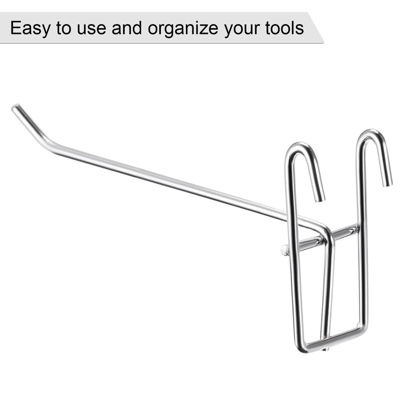 sourcing map Grid Wall Display Hooks Store Garage Storage Wall