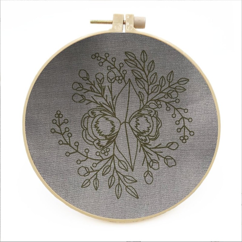 Meecaa Starry Night Landscape Embroidery Kit Starter Set, Hand Embroidery