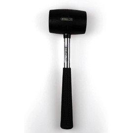 NAKA24 Rubber Hammer 65 mm | Hammer | Soft Hammer | Plaster Hammer | Steel + Plastic Hammer 0.7 kg