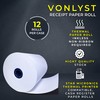 Vonlyst Receipt Paper Roll 3 1/8 x 230 for Square