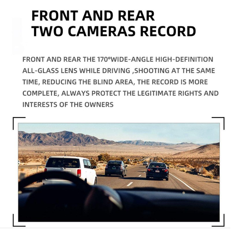 Riloer Dash Cam 1080P Full HD Car Recorder with 4.5