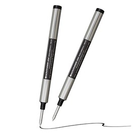 Monteverde Rollerball Refills to Fit Montblanc Rollerball LeGrand, Medium Point, Black Ink, 2-Pack Blister, Premium Writing Performance