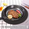 wiipara Round Woven Placemats Set of 6, 34 cm Kitchen