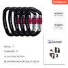 CAMNAL Heavy Duty Carabiner UIAA Certified Locking Carabiner 25KN (About