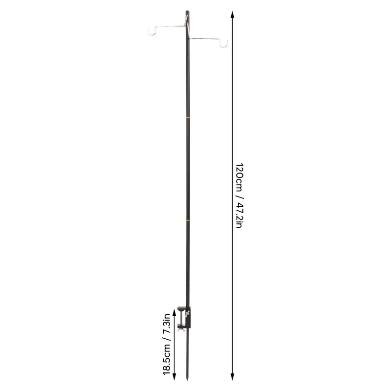 Camping Lantern Stand Camping Folding Lamp Pole Lightweight Portable Outdoor