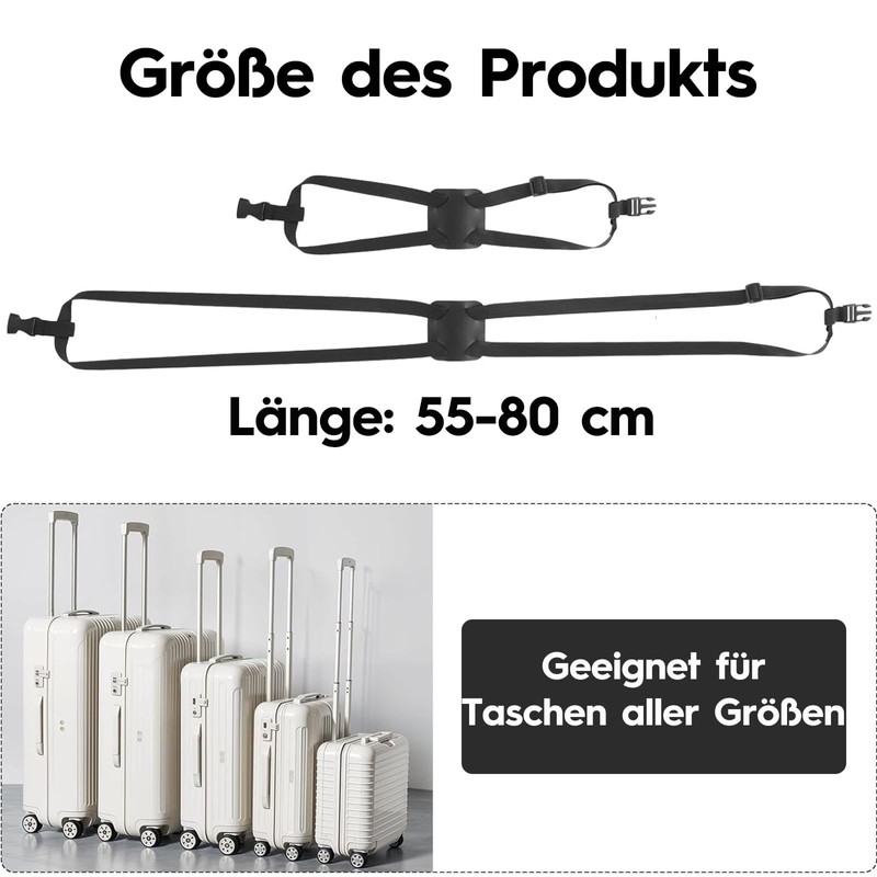 Luggage Straps Pack of 2, Suitcase Strap Strap, Luggage Strap,