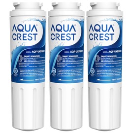 AQUACREST UKF8001 Refrigerator Water Filter, Compatible with Maytag UKF8001P, Whirlpool UKF8001AXX-750, UKF8001AXX, EDR4RXD1, 4396395, EveryDrop Filter 4, Msd2651heb (Pack of 3, Package may vary)