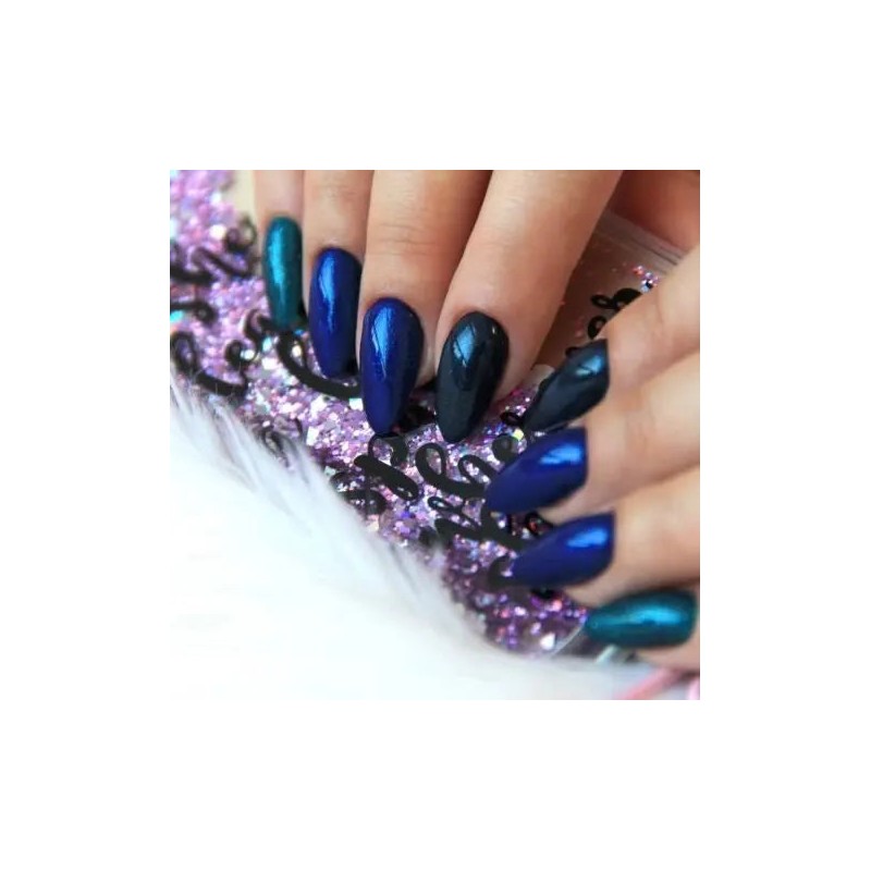 Hi Hybrid 311 Deep Blue Shine UV Gel