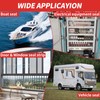 Silicone Weather Stripping Door Seal, 20FT Self Adhesive D-Shaped Car