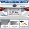 Clear License Plate Cover & Frames, 2PCS License Plate Protector